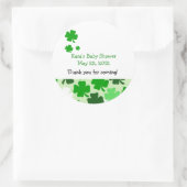 Sticker shamrock JOUR DE LA SAINT PATRICK personna (Sac)