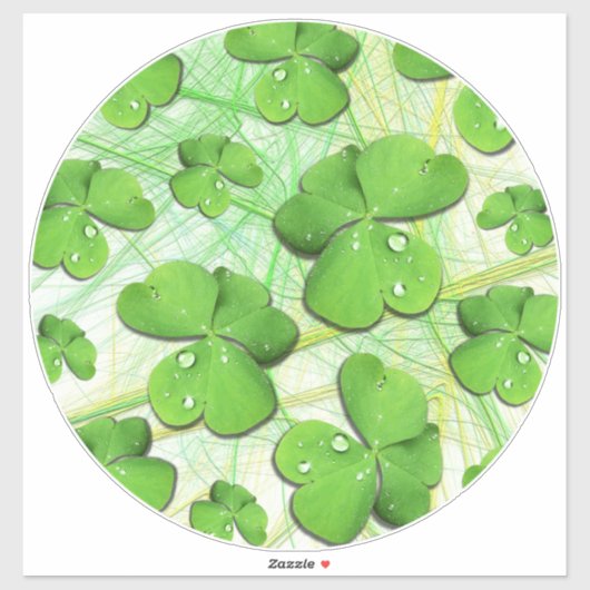 Sticker Shamrock vert St Patrick iPhone 5 Coque-Mate (Feuille)
