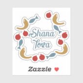 Sticker Shana Tova (Feuille)