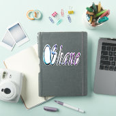 Sticker "Shane" Shane Coloré Nom, (Couverture iPad)