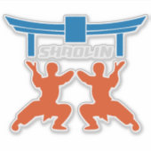 Sticker Shaolin Temple Martial Arts (Devant)