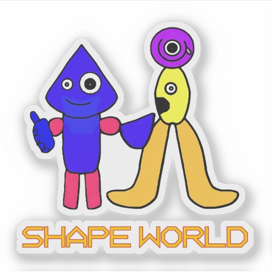 Sticker Shape World (Devant)