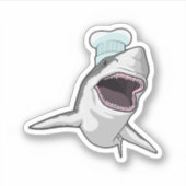 Sticker Shark as Cook (Devant)