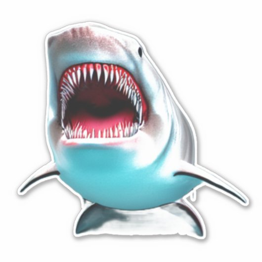 Sticker Shark Big Jaws (Devant)