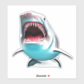 Sticker Shark Big Jaws (Feuille)
