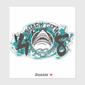 Sticker Shark City Bay Area California Decal (Feuille)