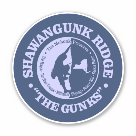 Sticker Shawangunk Ridge (escalade) (Devant)