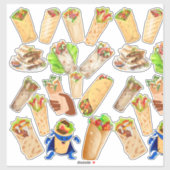 Sticker Shawarma Collage (Feuille)