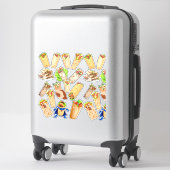 Sticker Shawarma Collage (Sur valise)