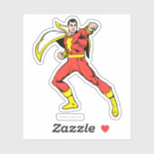 Sticker Shazam prêt à combattre (Feuille)