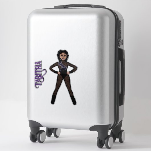Sticker Sheer Black Spark  Dancer #2 (Sur valise)