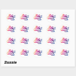 Sticker Sheet Gradiënt - Ik heb mijn Bars laten re
