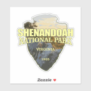 Sticker Shenandoah NP (flèche)