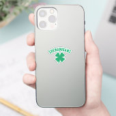 Sticker Shenanigans Shamrock Saint-Patrick Rétro  (Téléphone)