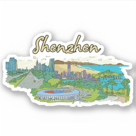 Sticker Shenzhen (Devant)