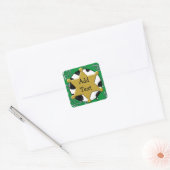 Sticker Sheriff Badge Green Bandanna (Enveloppe)