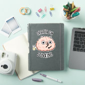 Sticker Shhh je puise drôle Cerveau Fart Pun (Couverture iPad)