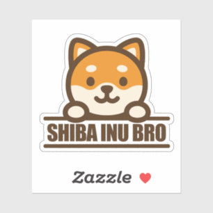 Sticker SHIBA INU FRÈRE - Design de frère Shiba Inu Cool