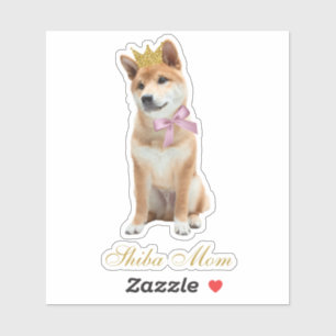 Sticker Shiba Maman