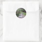 Sticker Shih Tzu Fleurs violettes (Sac)