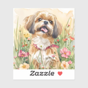 Sticker Shih Tzu - Sticker Chien Mignonne