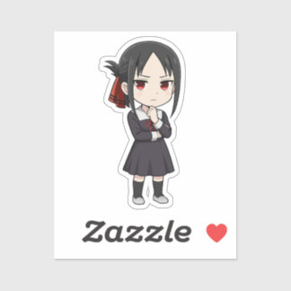 Sticker Shinomiya Kaguya Chibi Love War Art