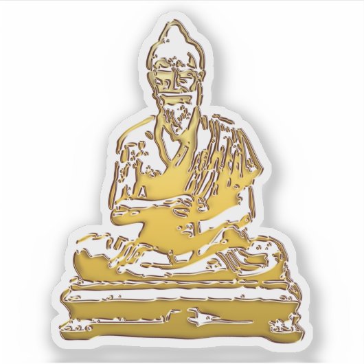 Sticker Shivago Komarpaj Bouddha du massage thaï (Devant)