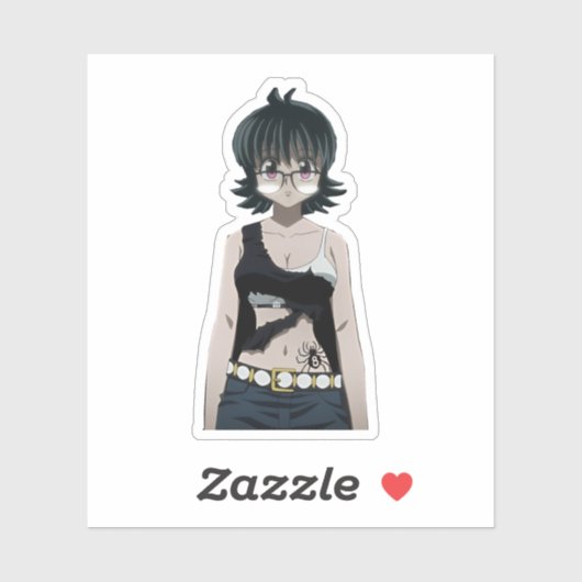Sticker shizuku murazaki hunter x hunter anime (Feuille)