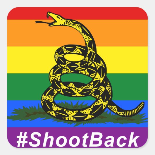 Sticker #ShootBack (Devant)