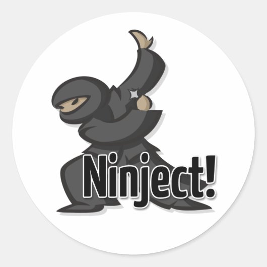 Sticker Shuriken Ninject (Devant)