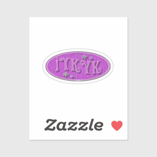 Sticker Si vous connaissez Slogan Epic Throwback Fun Look (Feuille)
