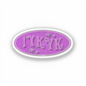 Sticker Si vous connaissez Slogan Epic Throwback Fun Look (Recto)