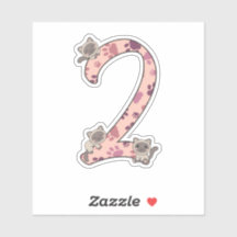 Siamese Chat Deuxième Anniversaire Pour Enfants Ch