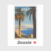 Sticker Sicile (Feuille)