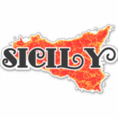 Sticker Sicile (Devant)