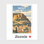 Sticker Sicile Italie (Feuille)
