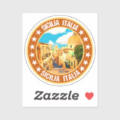 Sticker Sicilia (Feuille)