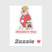 Sticker Sideshow Don — Conception anti-Trump - - Politique (Feuille)