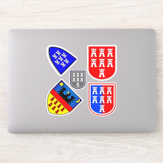 Sticker Siebenbürger Wappen (Ordinateur)