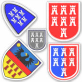 Sticker Siebenbürger Wappen (Devant)