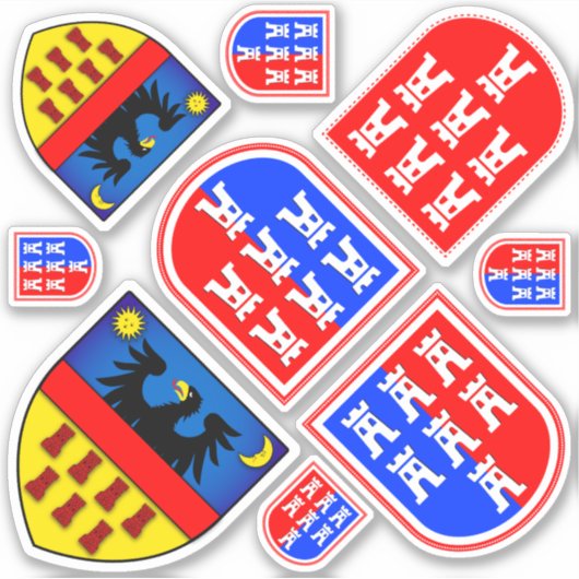 Sticker Siebenbürger Wappen (Devant)