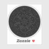 Sticker Sigillum Dei Aemeth (gris) (Feuille)