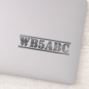 Sticker Signal d'appel de hachage personnalisé