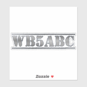 Sticker Signal d'appel de hachage personnalisé