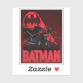 Sticker Signal de chauve-souris cramoisi de Batman (Feuille)