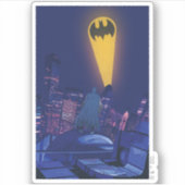 Sticker Signal de chauve-souris sur Gotham (Devant)