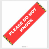 Sticker Signal de ne pas frapper - Rouge (Feuille)