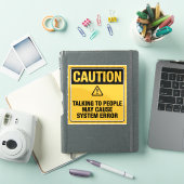 Sticker Signal de prudence - Erreur système Avertissement  (Couverture iPad)