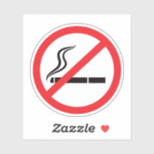 Sticker Signal non fumeur (Feuille)