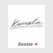 Sticker Signature Cursive Kamala (Feuille)